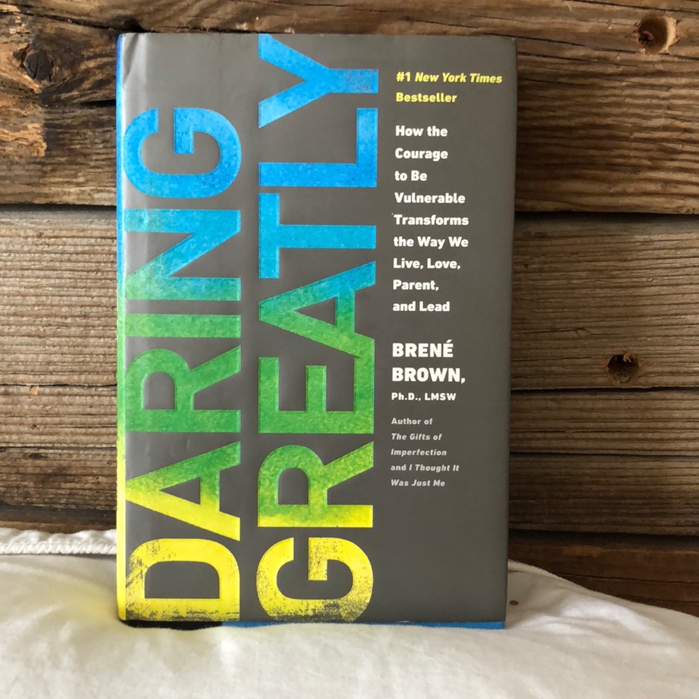 Brene brown “daring greatly” hardcover book